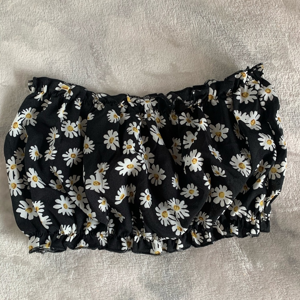 SHEIN Sunflower Tube Top